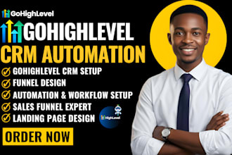 setup gohighlevel CRM automation gohighlevel website go high level expert