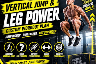 create a vertical jump and explosive leg power workout plan
