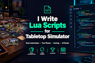 write lua scripts for your tabletop simulator game