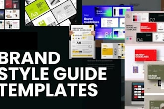 design brand guidelines, brand book and complete brand identity
