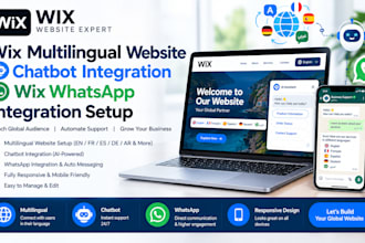 wix multilingual website chatbot integration wix whatsapp integration setup