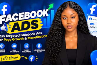 run targeted facebok ads for page growth and monetization