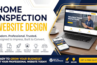 build a professional home improvement, handyman and home services website