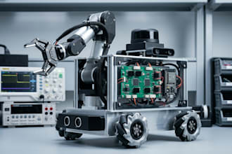 build custom robotics ai robots automation embedded firmware and pcb design