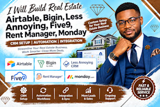 build real estate airtable bigin less annoying five9 rent manager monday