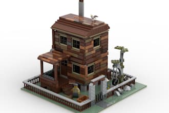design custom 3d lego moc, lego set, and technic  model with instruction