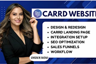 design carrd website design carrd landing page redesign carrd website carrd co