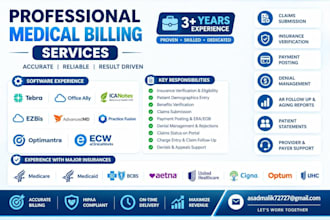 do medical billing of complete rcm for USA healthcare system