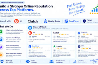 do clutch website, g2, designrush, goodfirm, ORM reputation management