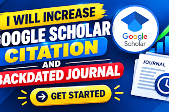 increase google scholar citation and backdated journal