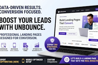 design a high converting unbounce landing page that boost sales