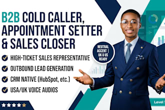 do saas sales closer cold calling appointment setter website agency phone caller