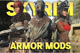 create bannerlord, skyrim, bg3, elden ring, fallout armor models