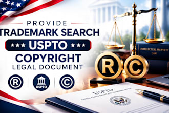 provide trademark search uspto copyright legal document