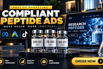 do peptide marketing, solve peptide google ads issues tiktok meta ads campaign