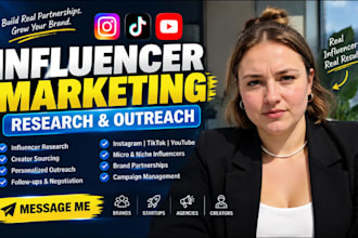 do influencer outreach, creator marketing and brand partnership outreach