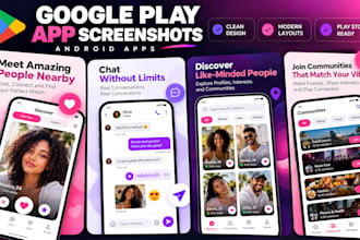 design google play app screenshots for android apps
