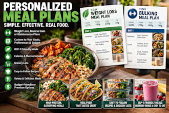 create a personalized healthy meal plan