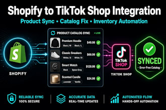 integrate your shopify store with tiktok shop and sync your products