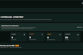 develop a custom web app using react typescript and firebase