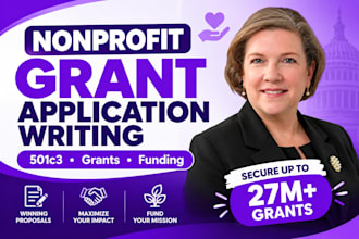 do grant application writing for nonprofit grant funding