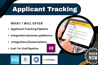 do applicant tracking via clayhr ziprecruiter mondaycom connecteam rippling