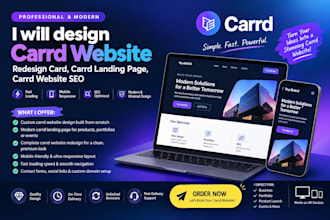 design carrd website redesign card, carrd landing page, carrd website seo
