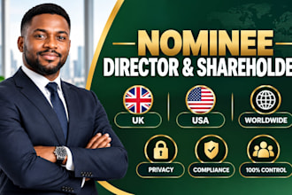provide nominee director world wide UK USA nominee director, nominee shareholder