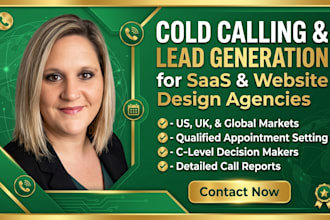 do saas website design agency lead generation appointment setting cold call