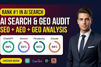 do ai search audit, GEO aeo analysis, and boost your chatgpt gemini visibility