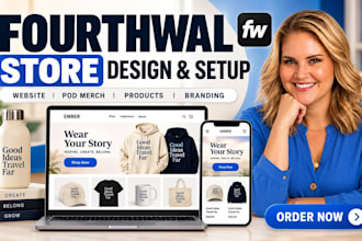 do fourth wall website design fourthwall website setup fourthwall pod store