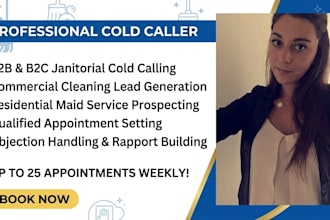 janitorial b2b b2c sales telemarketing and appointment setting