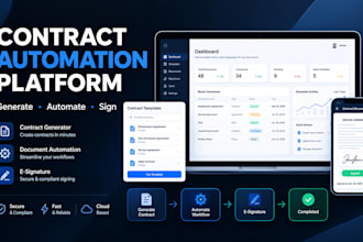 build contract generator, legal document automation and e signature platform