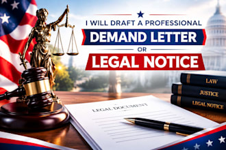 draft a professional demand letter or legal notice