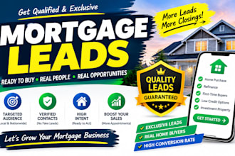 generate targeted mortgage leads for brokers and loan officers