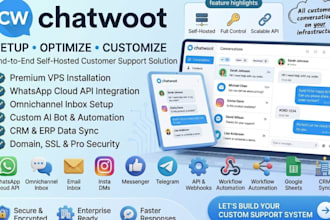 set up and configure chatwoot for your customer support