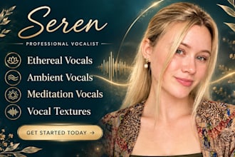 create ethereal vocals, ambient vocals, meditation vocals, vocal textures
