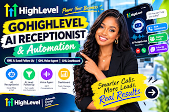 gohighlevel ai receptionist ghl ai lead follow up, ghl voice agent ghl dashboard