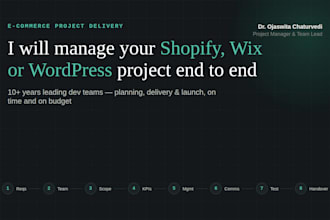 manage and deliver your project end to end