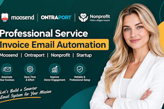 moosend ontraport nonprofit startup profesional service invoice email automation
