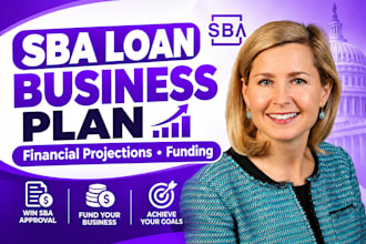 create an sba loan business plan with financial projections