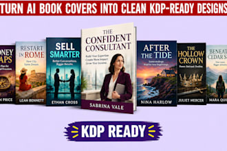 turn your ai book cover into a clean KDP ready design