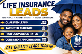 get  life insurance leads health insurance leads auto insurance leads