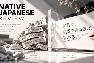 review your japanese localization for natural native nuance