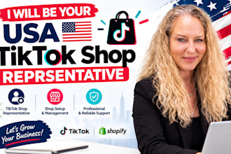 be your USA tiktok shop business representative