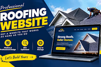 build roofing website, roofing company, roofing contractor, roofer website