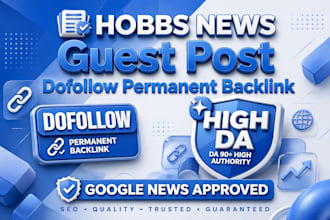 publish guest post on hobbs news dofollow permanent backlink