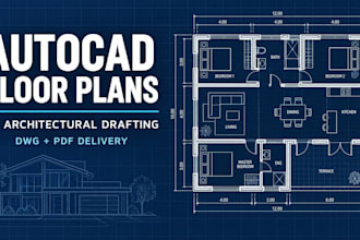 create professional autocad floor plans and architectural drawings