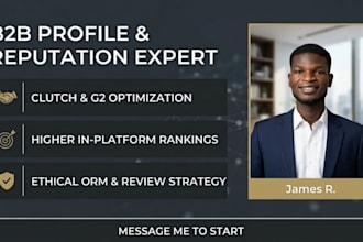 optimize your clutch, g2, capterra, and gmb profiles for b2b