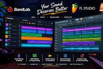 mix master edit vocals midi drops custom presets producer tags fl studio bandlab